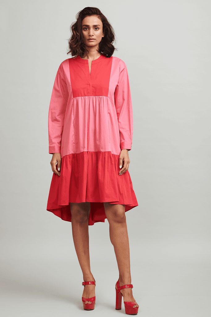 PINK/RED MIDI - dash and dot dash and dot