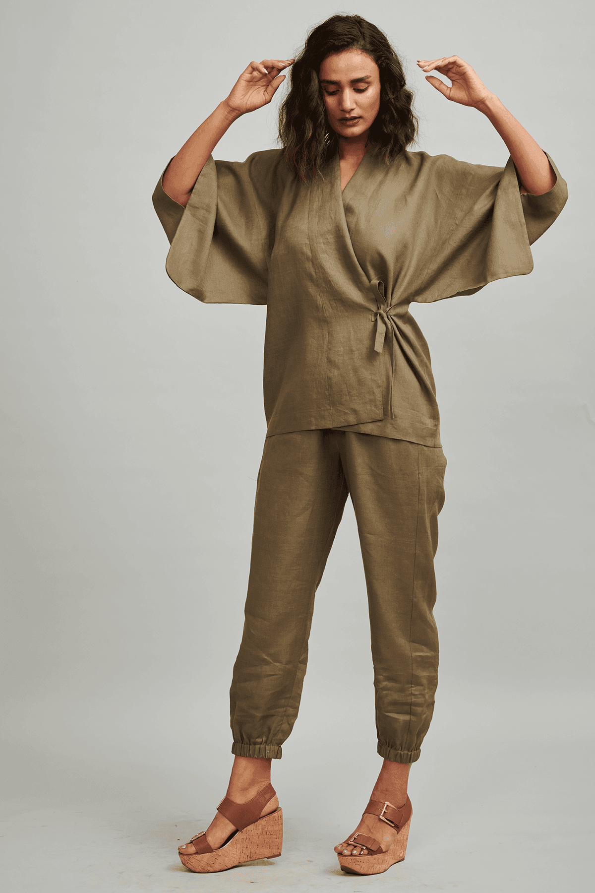 LINEN KIMONO - dash and dot