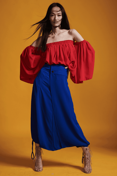 FRONT OVERLAP PANTS - dash and dot
