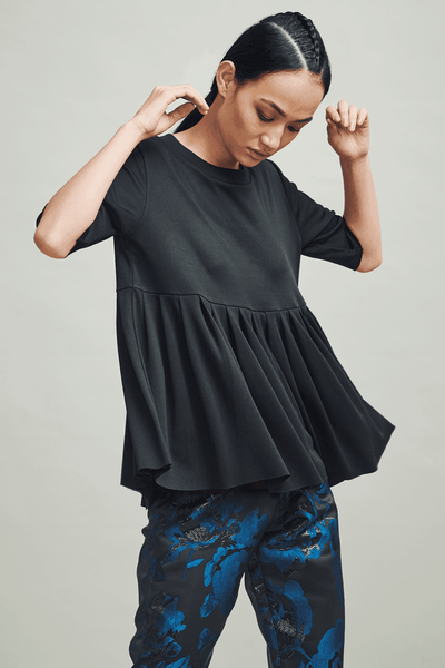 KNIT ACCORDION TOP - dash and dot