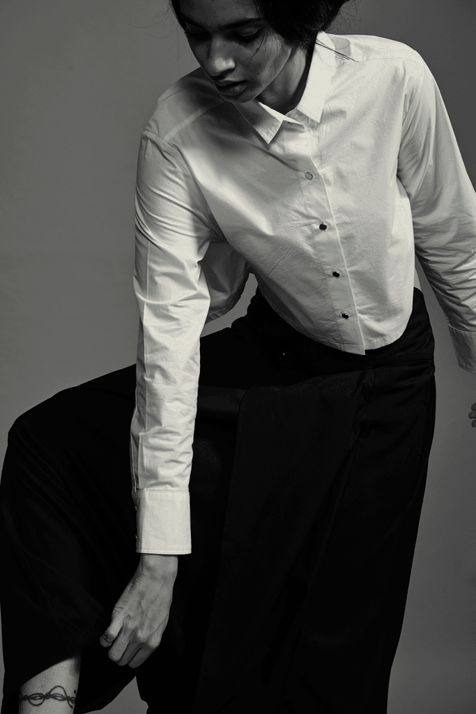 FRONT OVERLAP PANT - dash and dot dash and dot