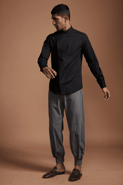 SLANT FRONT SHIRT - dash and dot