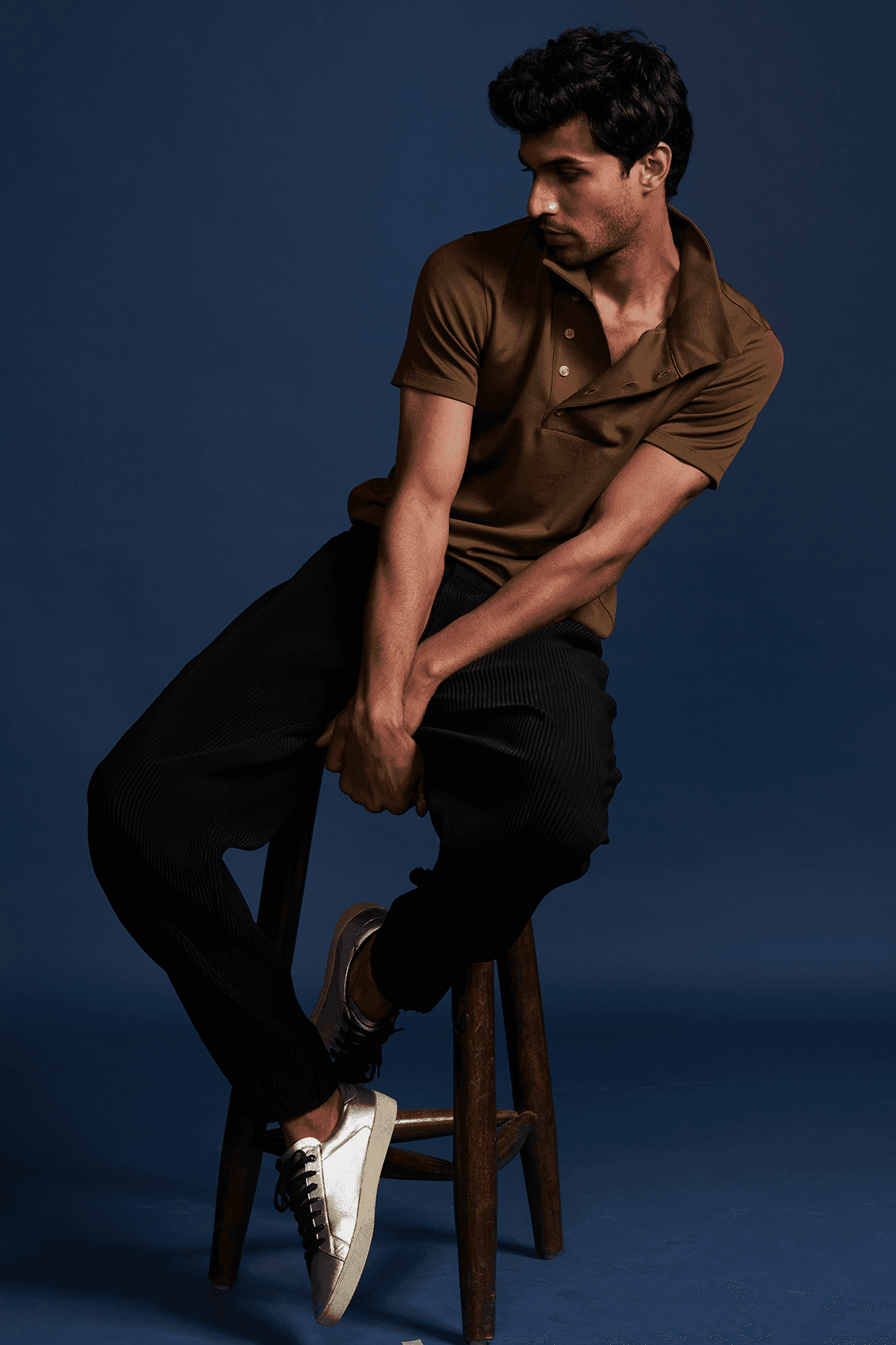 PLEATED JOGGER - dash and dot