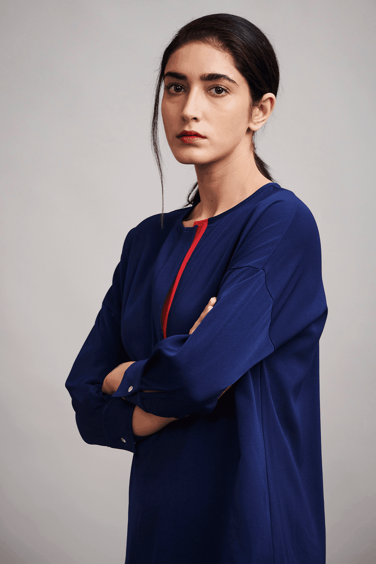POP PLACKET DRESS - dash and dot