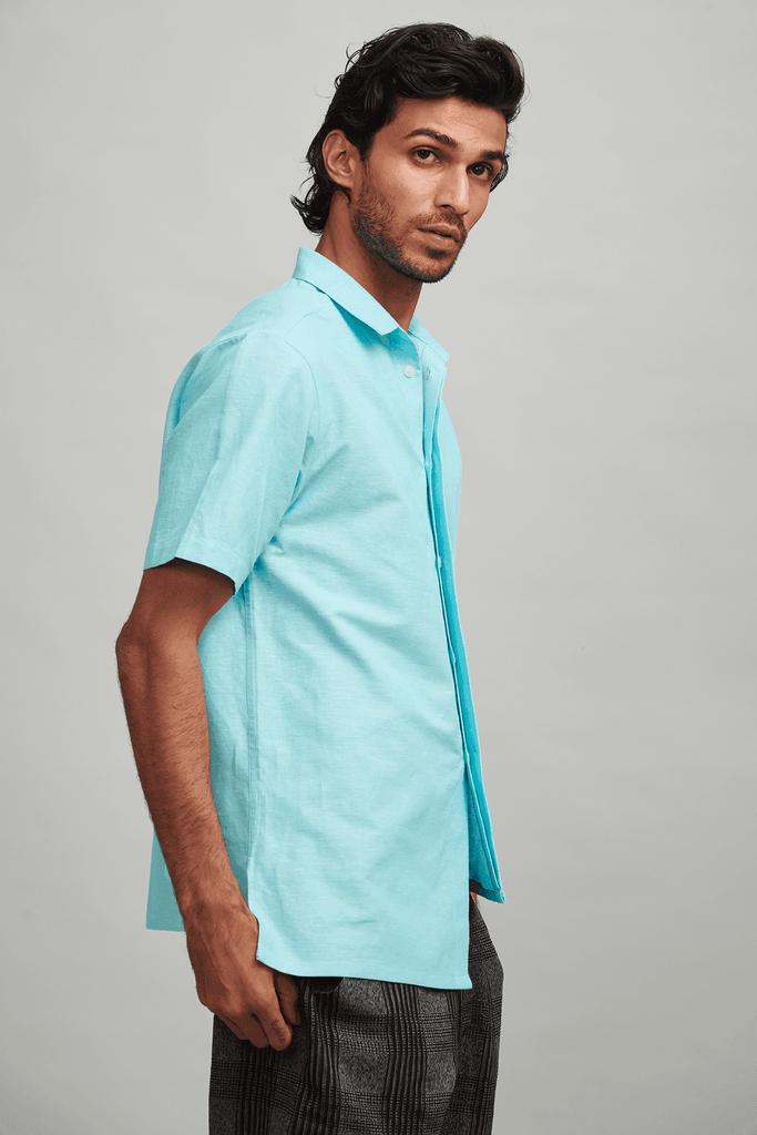 UNEVEN HEM SHIRT - dash and dot dash and dot