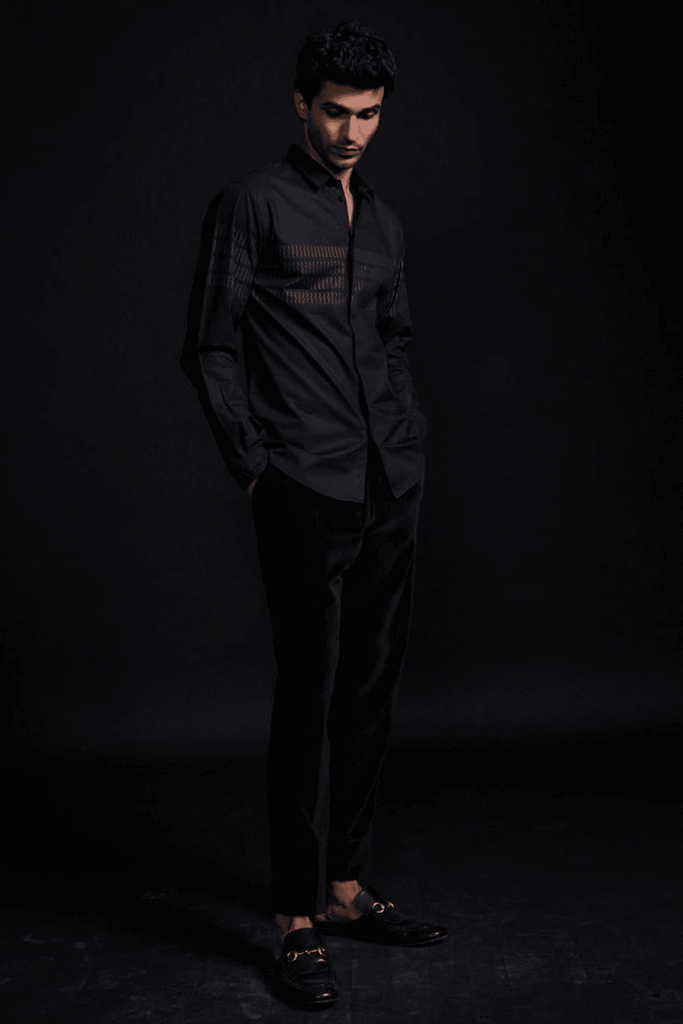 TONAL DIRECTIONAL SHIRT - dash and dot dash and dot