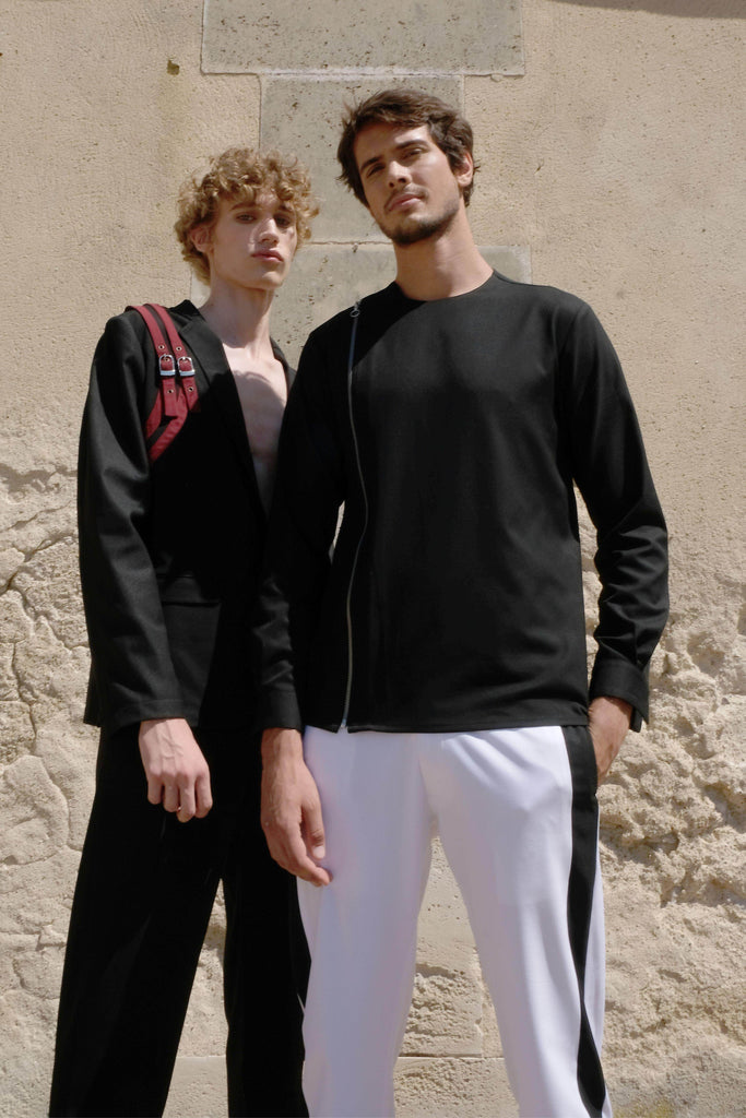 SIDE ZIP SHIRT - dash and dot dash and dot