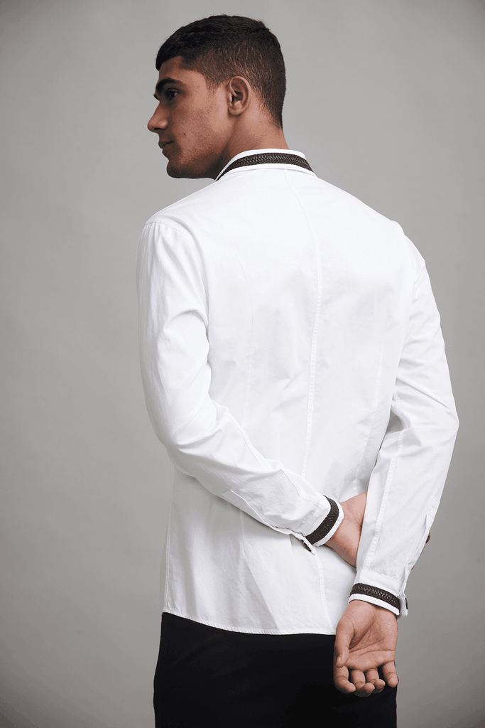 HAND TWISTED TAPED SHIRT - dash and dot dash and dot