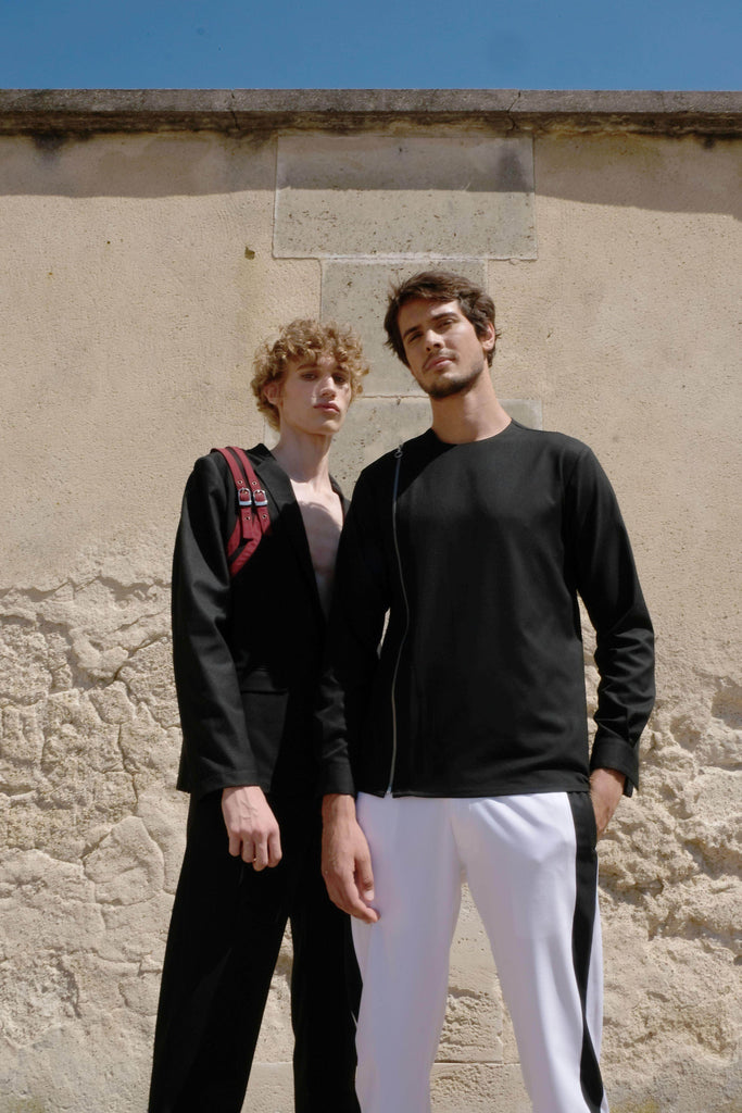 NOTCH PANT - dash and dot dash and dot