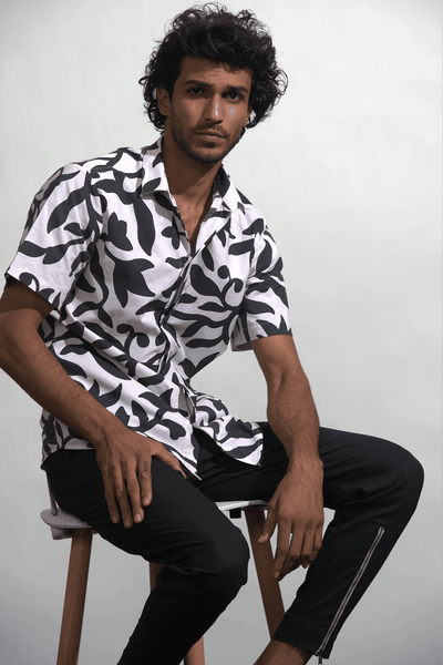 VINE PRINT SHIRT - dash and dot