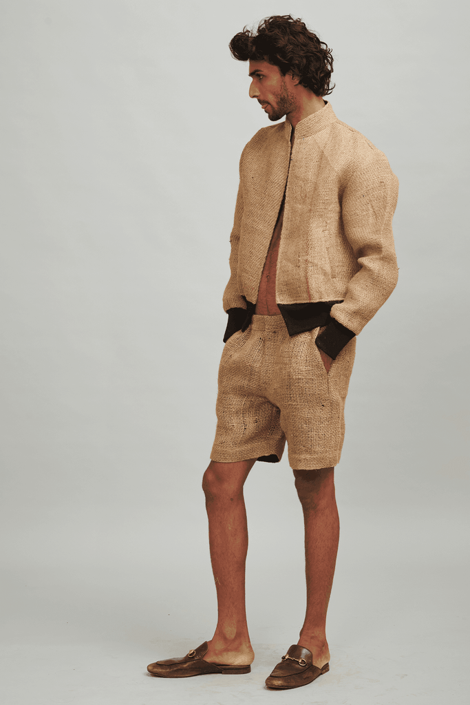 JUTE JACKET - dash and dot dash and dot