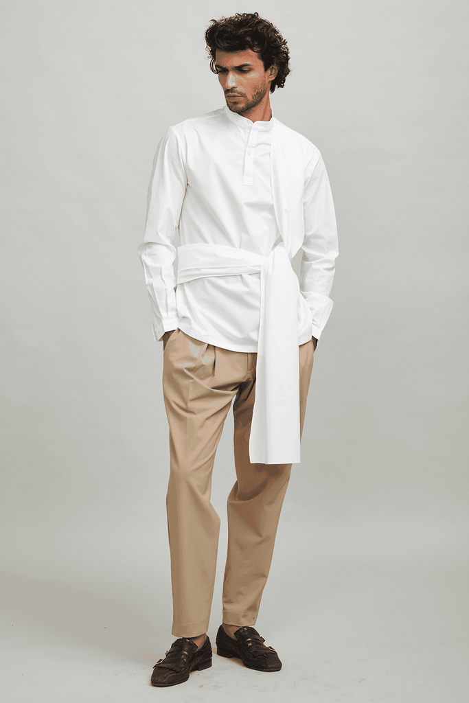 SCARF SHIRT - dash and dot dash and dot