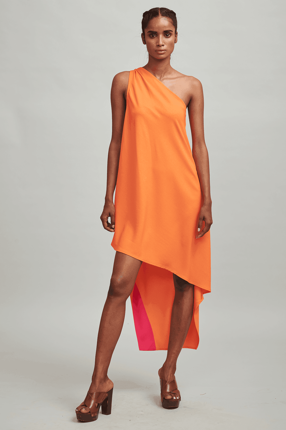 CONTRAST PANEL DRESS - dash and dot