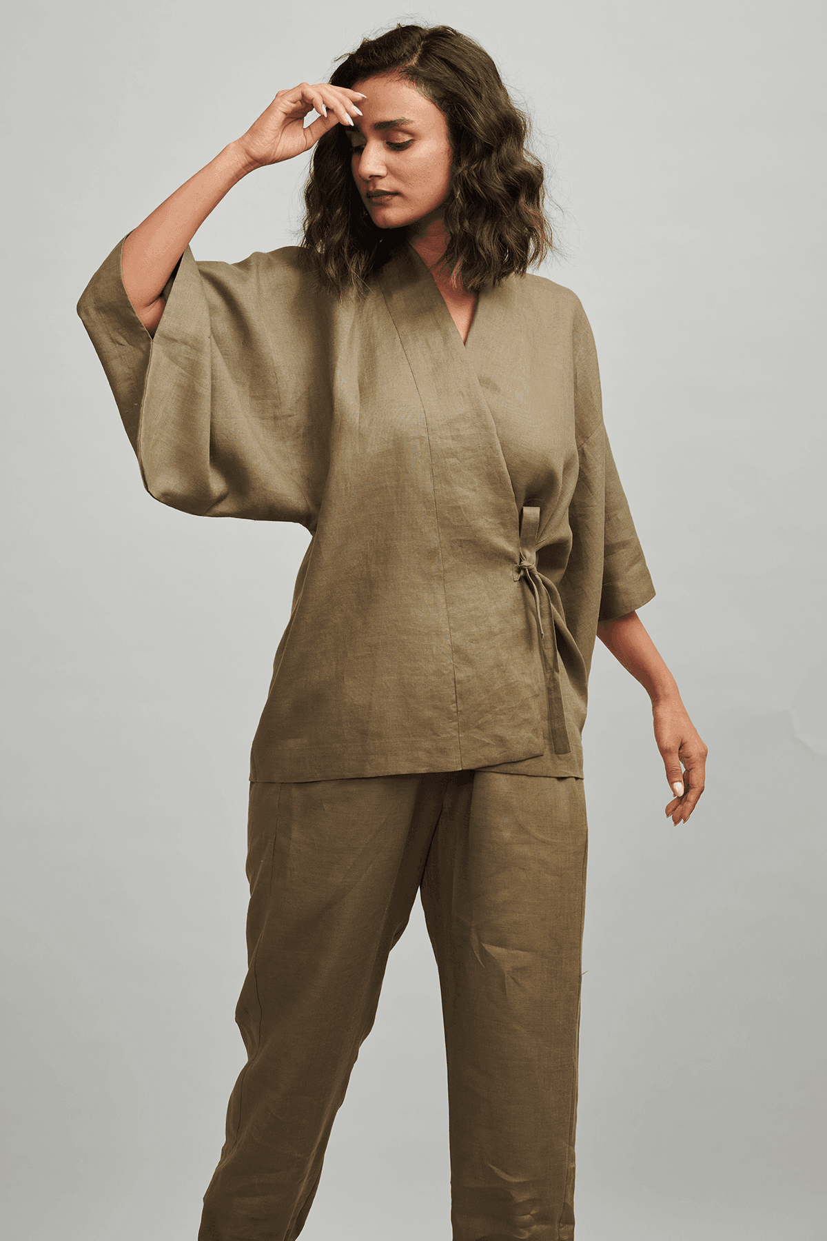 LINEN KIMONO - dash and dot