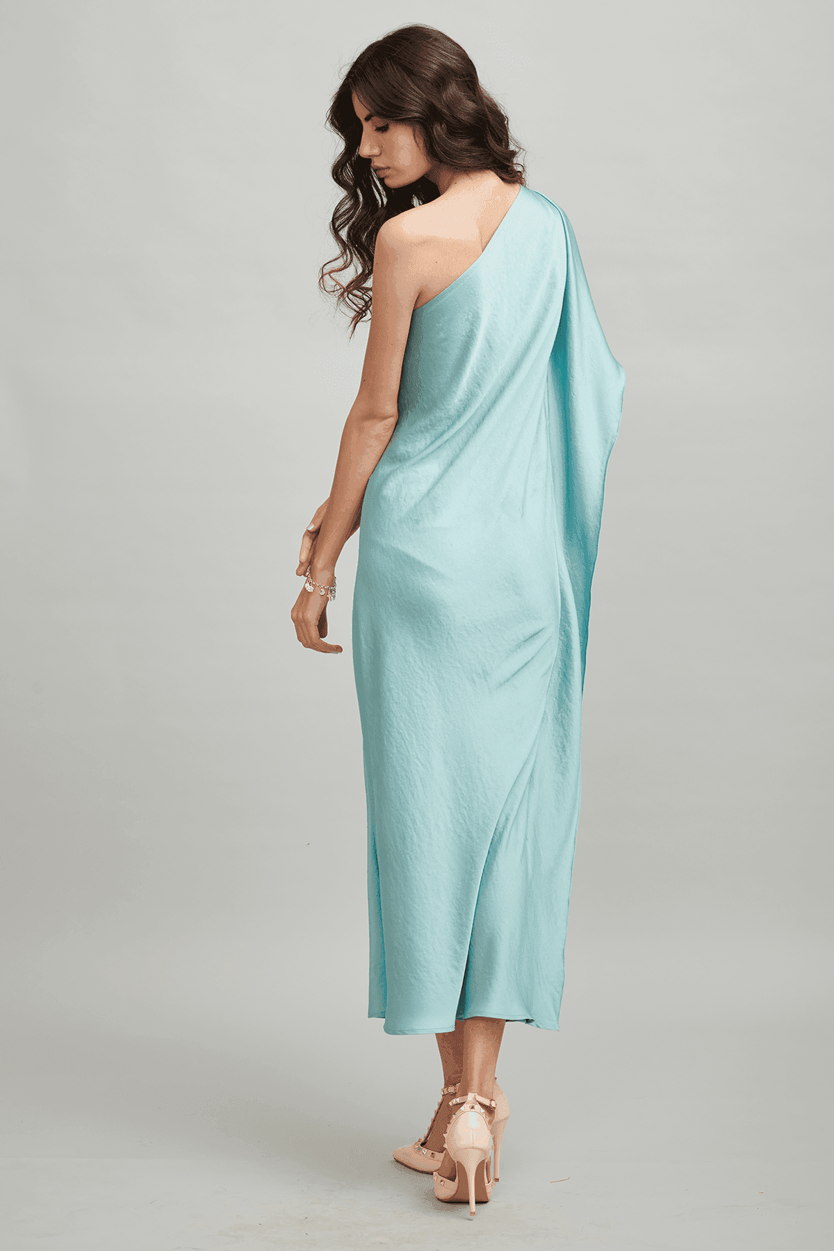 ONE-SHOULDER MAXI - dash and dot