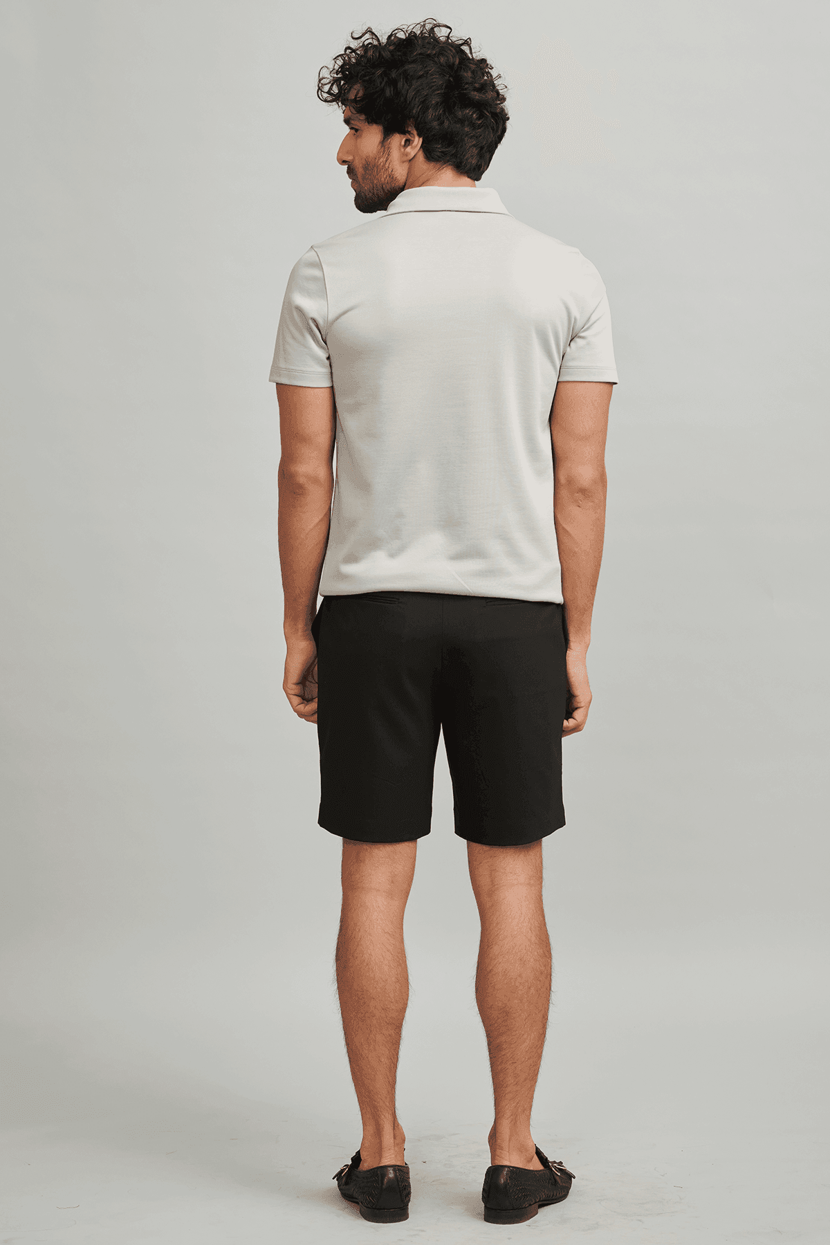 OFF CENTER PLACKET POLO - dash and dot