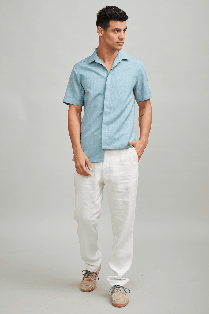 UNEVEN HEM SHIRT - dash and dot dash and dot