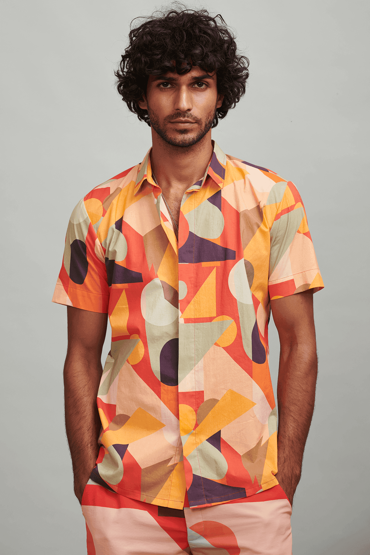 ABSTRACT PRINT SHIRT - dash and dot