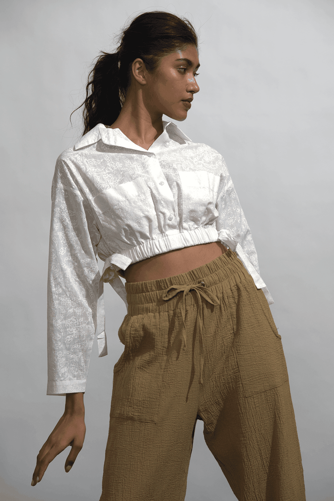 CRINKLE CUTOUT JOGGER - dash and dot dash and dot