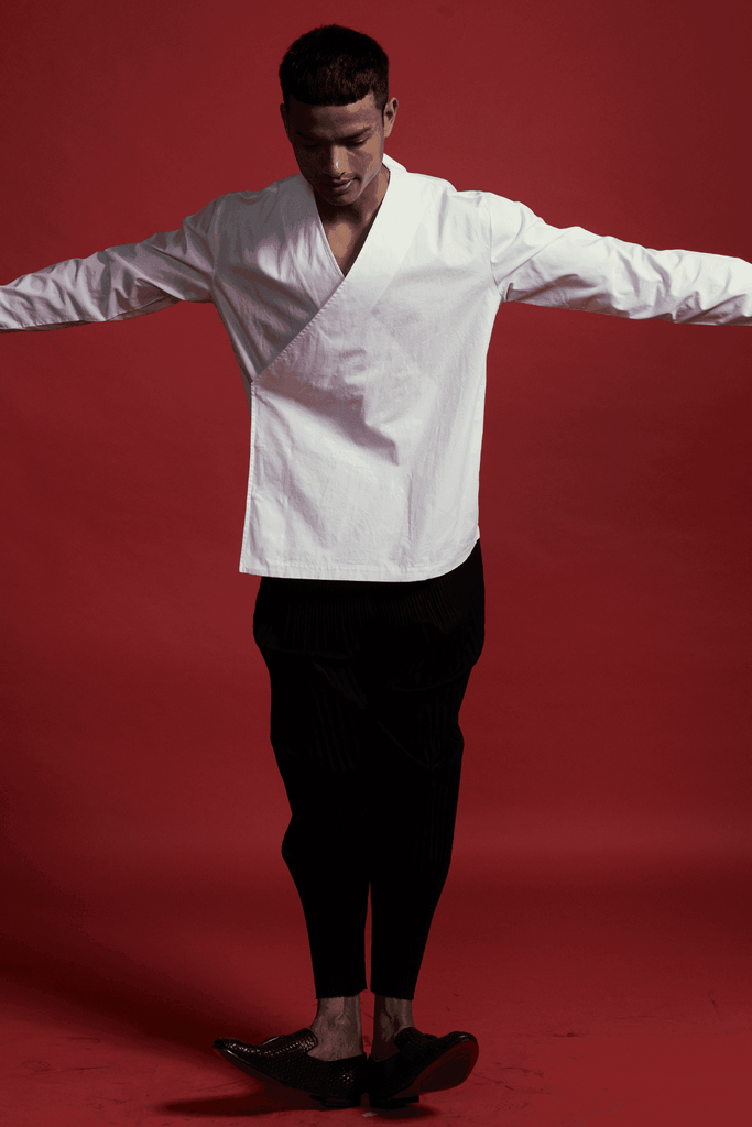 WRAP SHIRT - dash and dot dash and dot