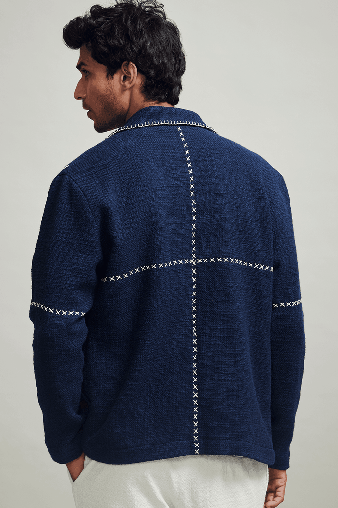 CROSS STITCH JACKET - dash and dot dash and dot