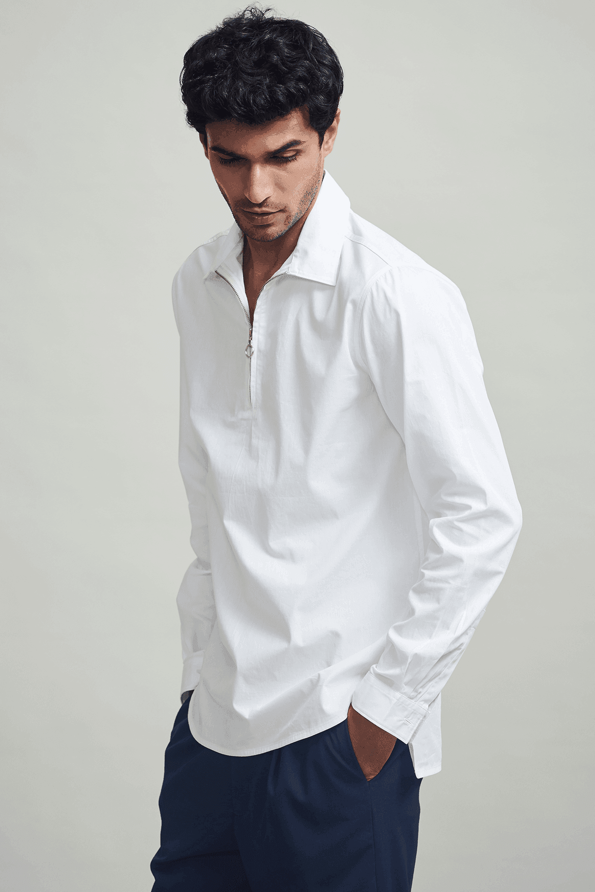 ZIP FRONT POPOVER - dash and dot