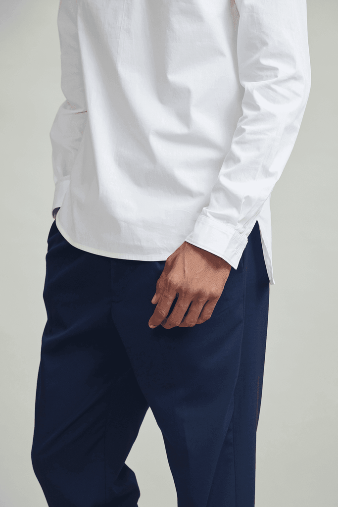 ZIP FRONT POPOVER - dash and dot dash and dot