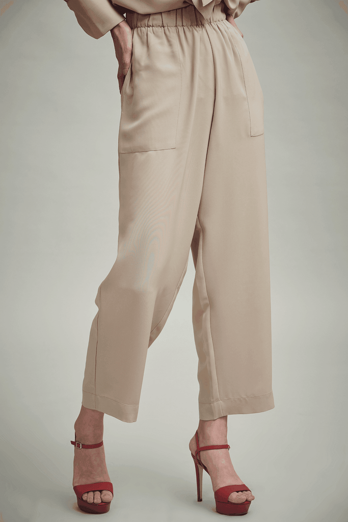 SAND TAPERED PANT - dash and dot dash and dot
