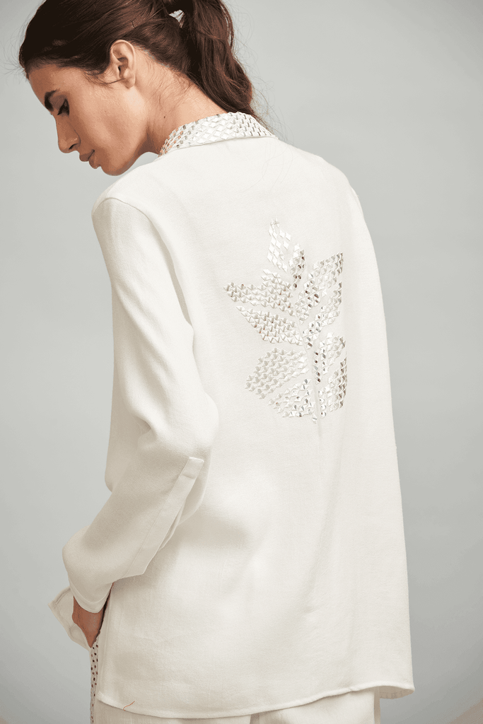 MIRROR EMBROIDERED SHIRT - dash and dot dash and dot