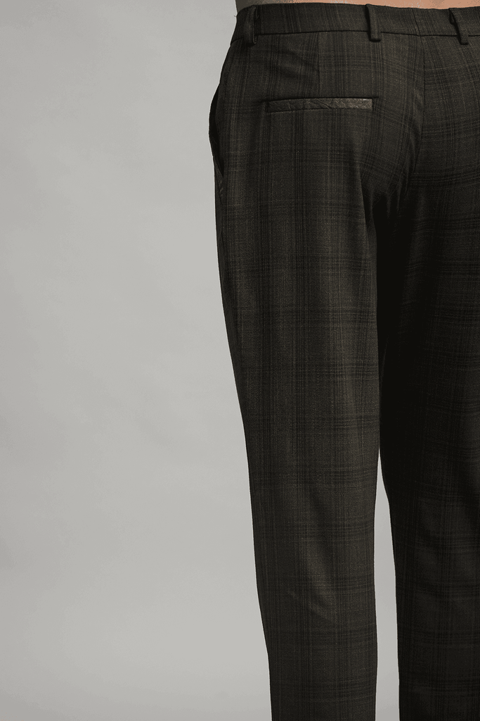 VEGAN LEATHER DETAIL PANT - dash and dot dash and dot