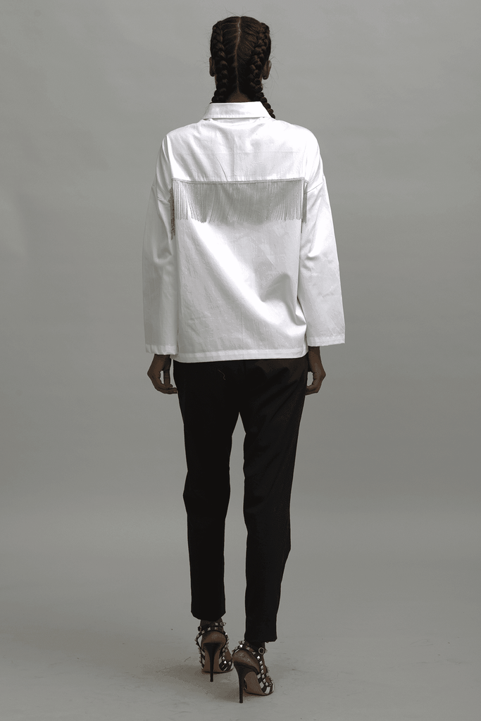 FRINGE SHIRT - dash and dot dash and dot