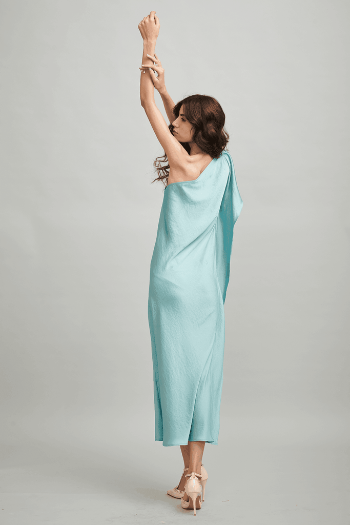 ONE-SHOULDER MAXI - dash and dot dash and dot
