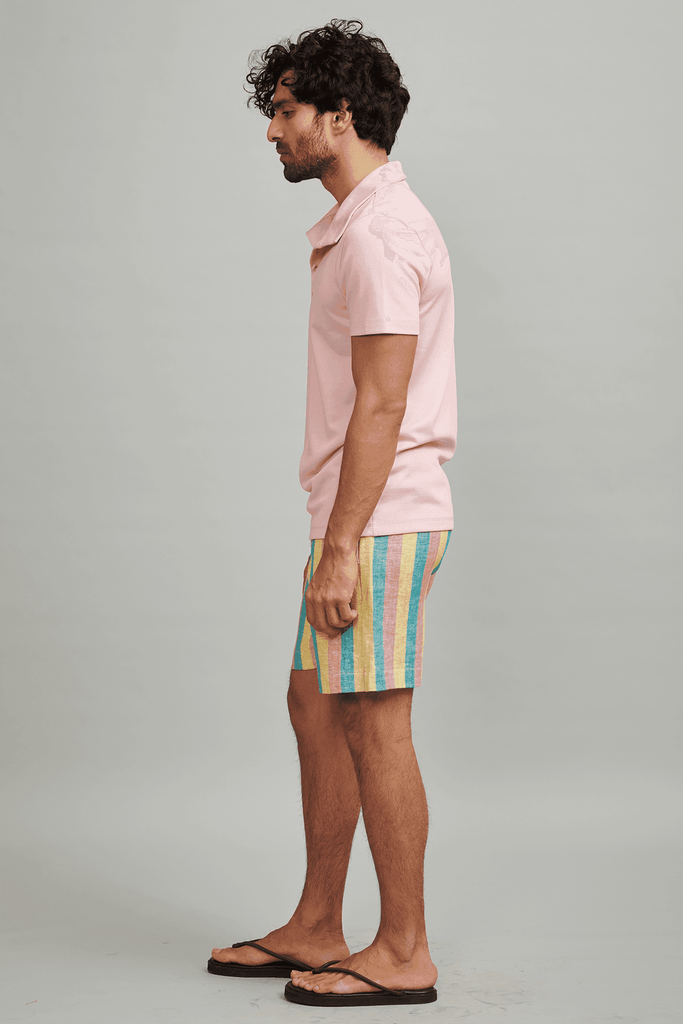 OFF CENTER PLACKET POLO - dash and dot dash and dot