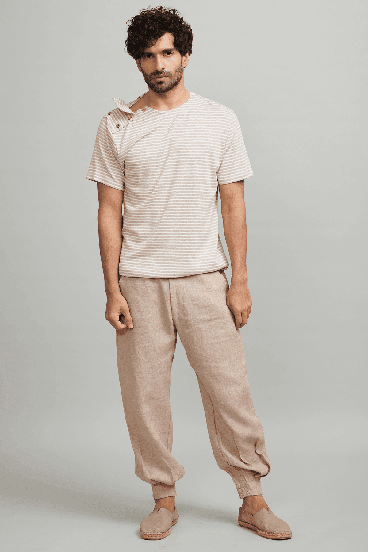 DOUBLE SHOULDER PLACKET POLO - dash and dot