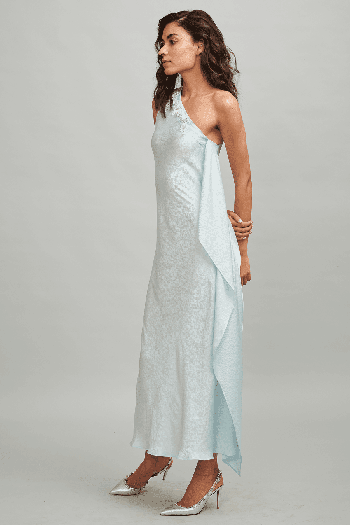 BEADED AQUA MAXI - dash and dot