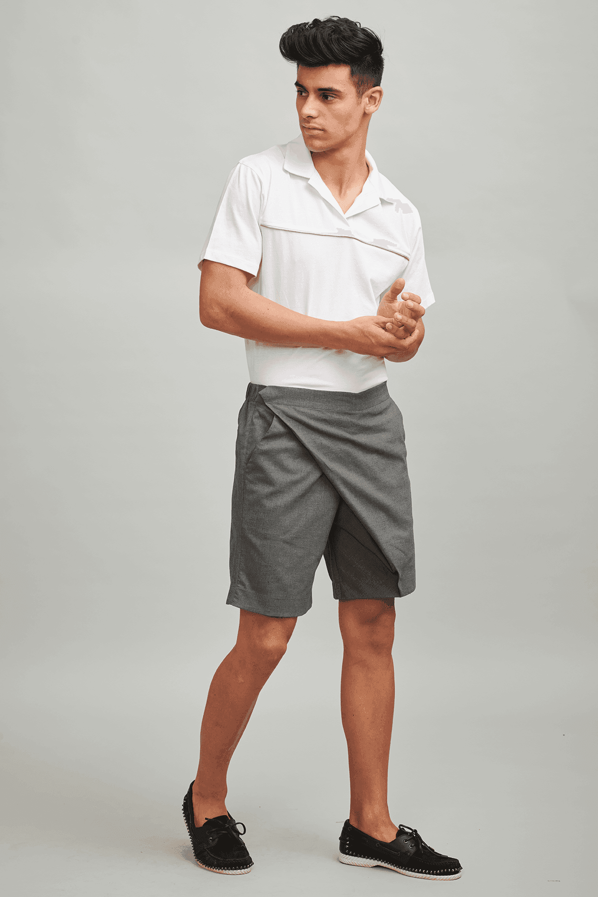 FRONT OVERLAP SHORTS - dash and dot