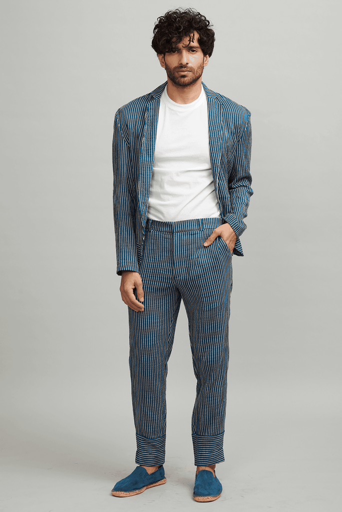 SUMMER STRIPE SUIT - dash and dot dash and dot