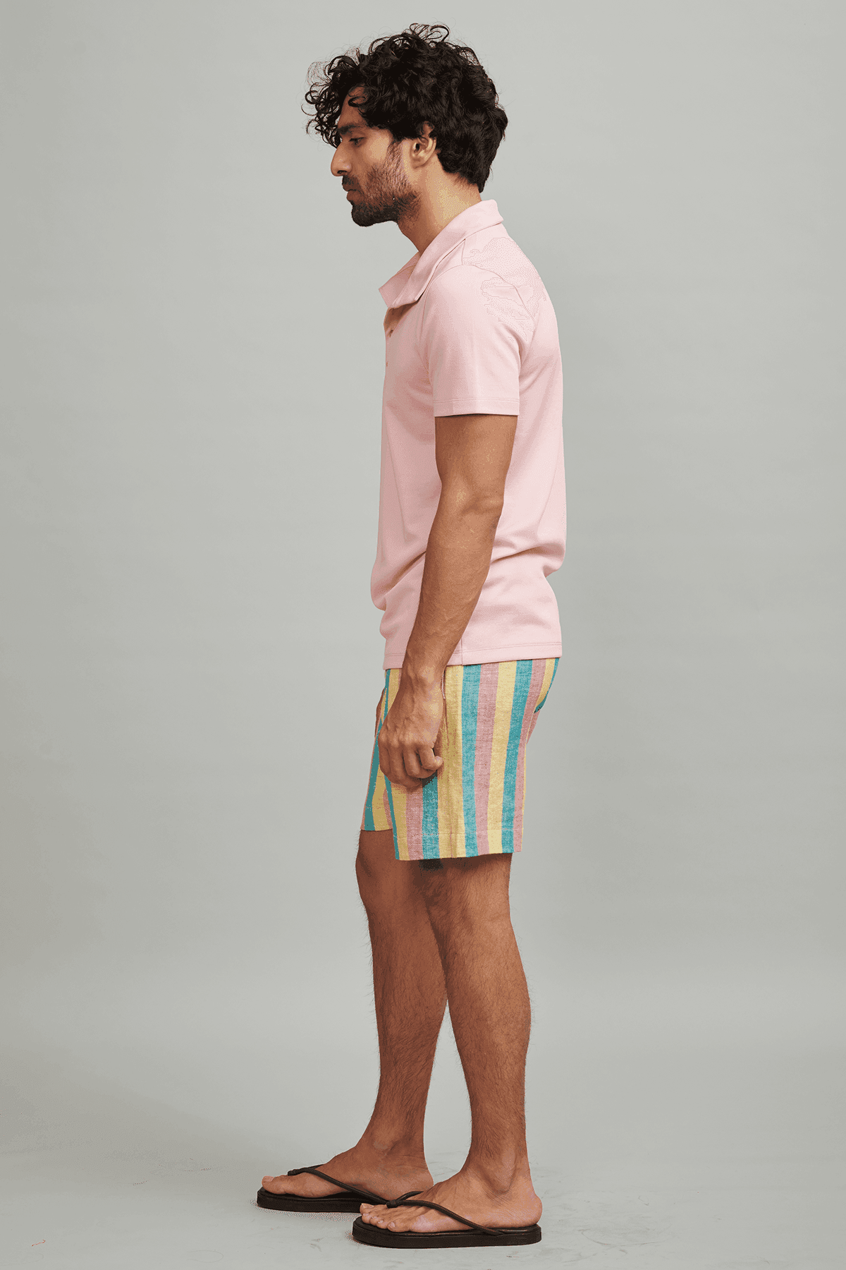 OFF CENTER PLACKET POLO - dash and dot