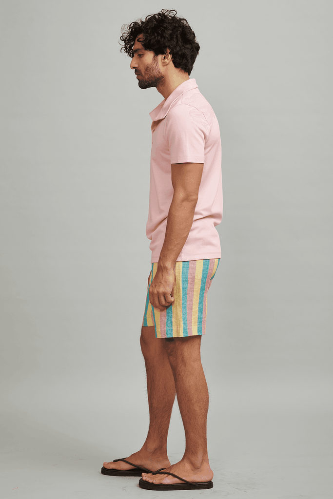 OFF CENTER PLACKET POLO - dash and dot dash and dot