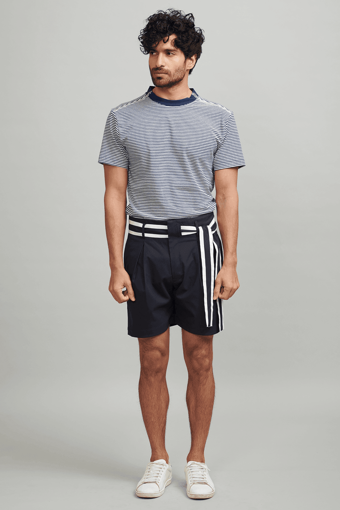 SIDE TIE SHORTS - dash and dot dash and dot