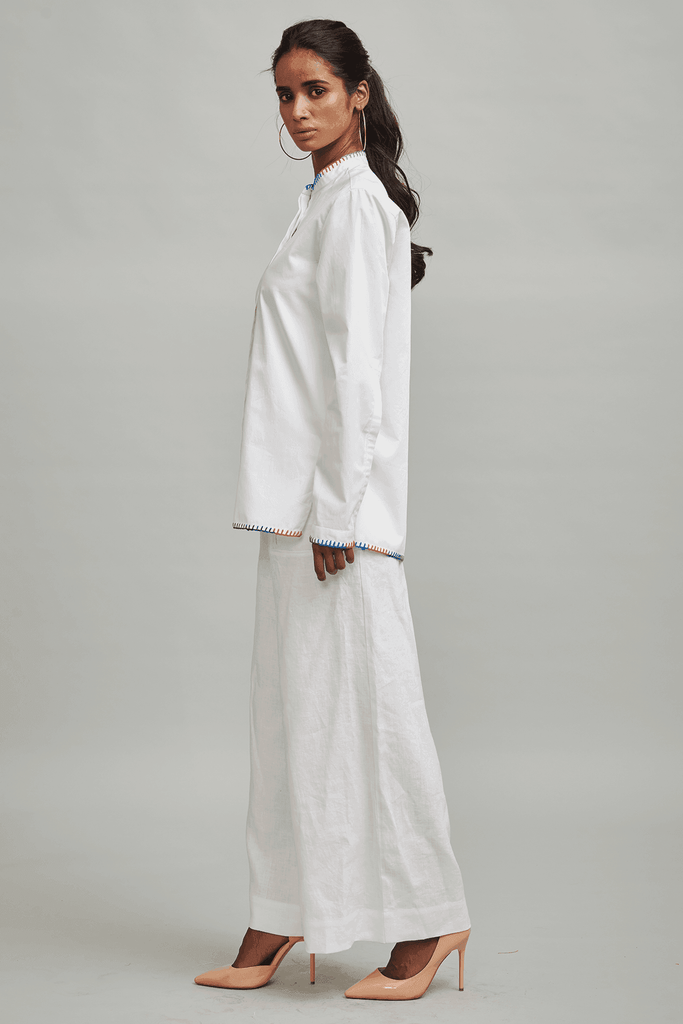 BLANKET STITCH SHIRT - dash and dot dash and dot