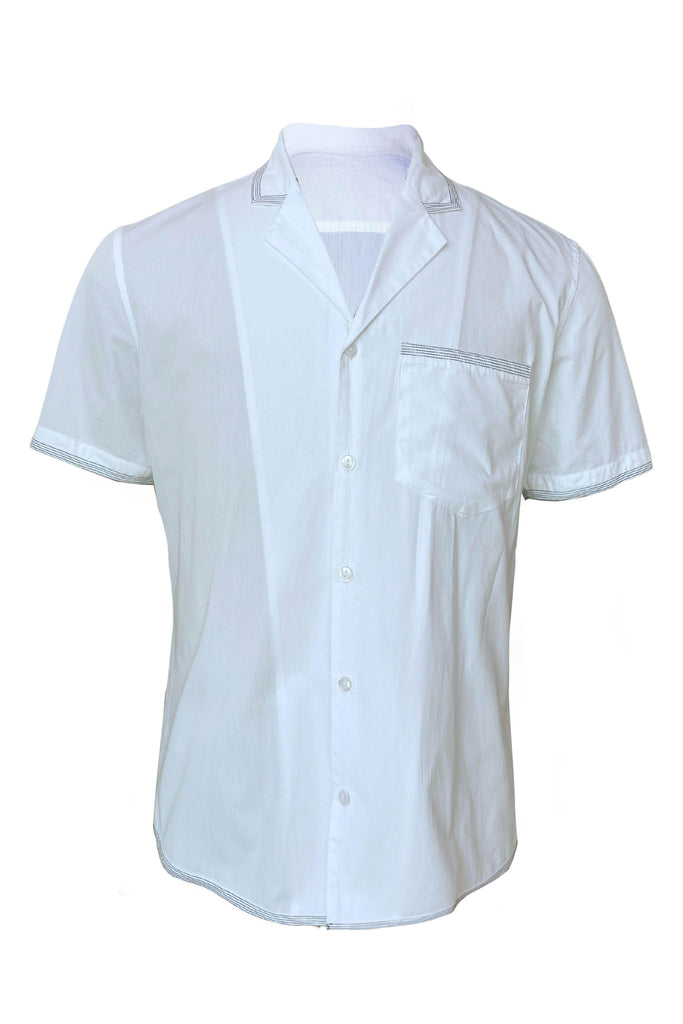 CONTRAST STITCH SHIRT - dash and dot dash and dot