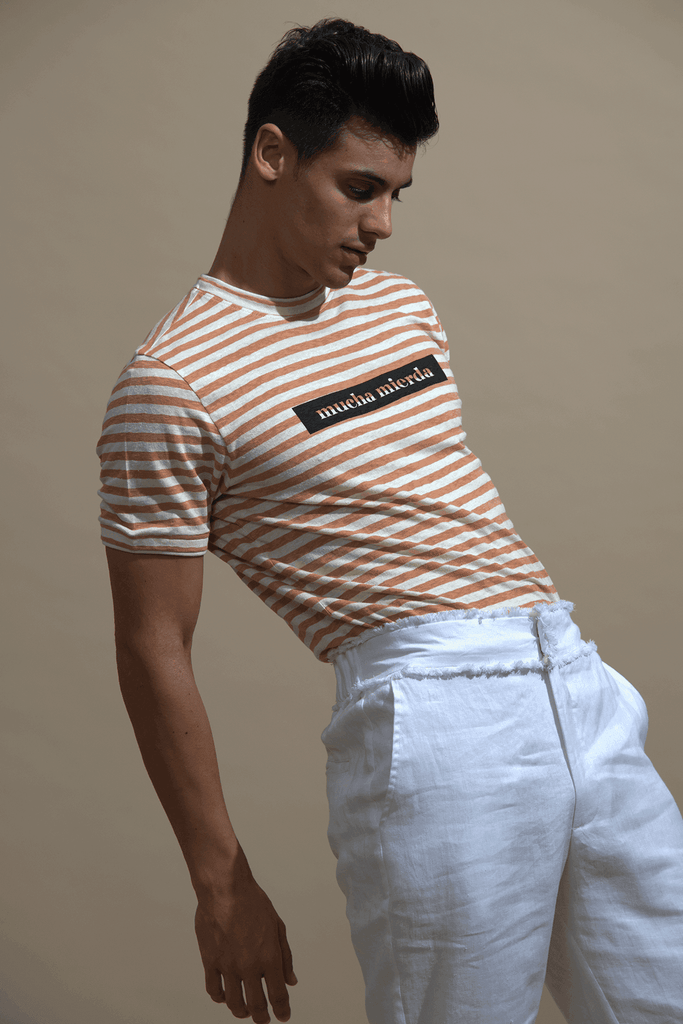 WHITE LINEN PANT - dash and dot dash and dot