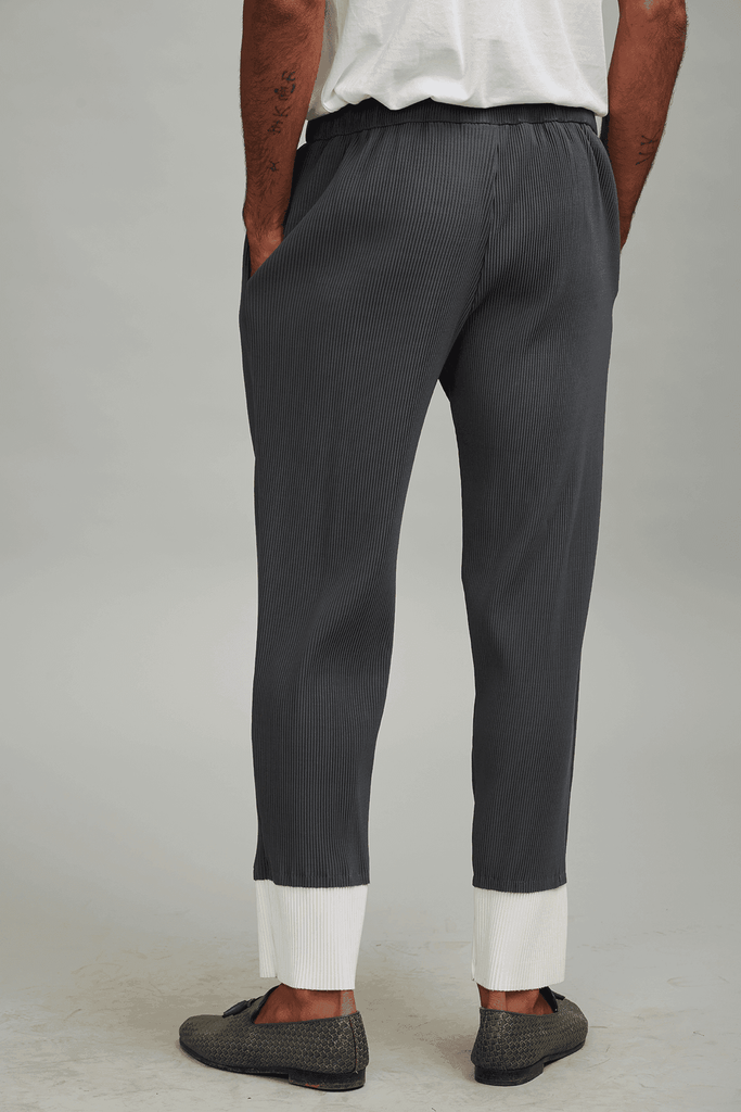 PLEATED BLOCK PANT - dash and dot dash and dot