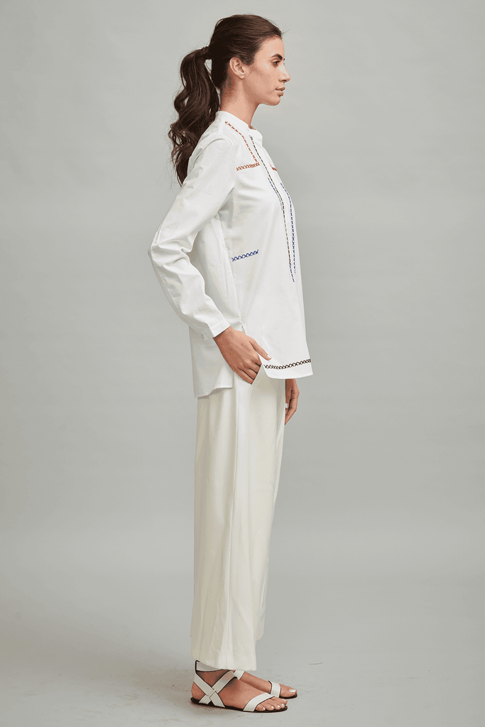 MULTI CROSS STITCH SHIRT - dash and dot dash and dot