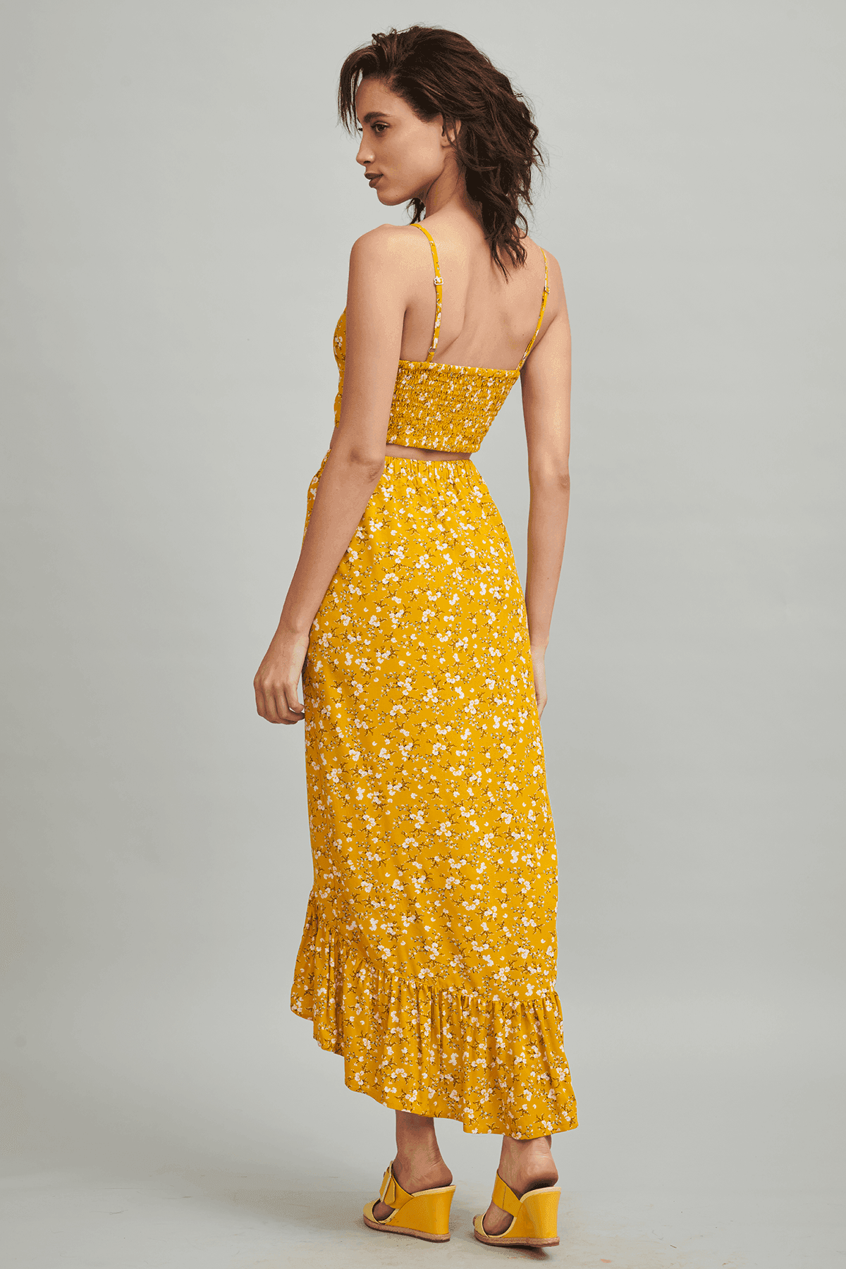MUSTARD KNOTTED TOP - dash and dot