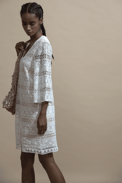 STRAIGHT LACE DRESS - dash and dot