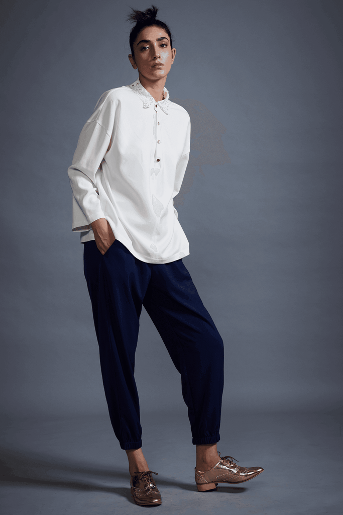 CUTWORK BLOUSE - dash and dot dash and dot