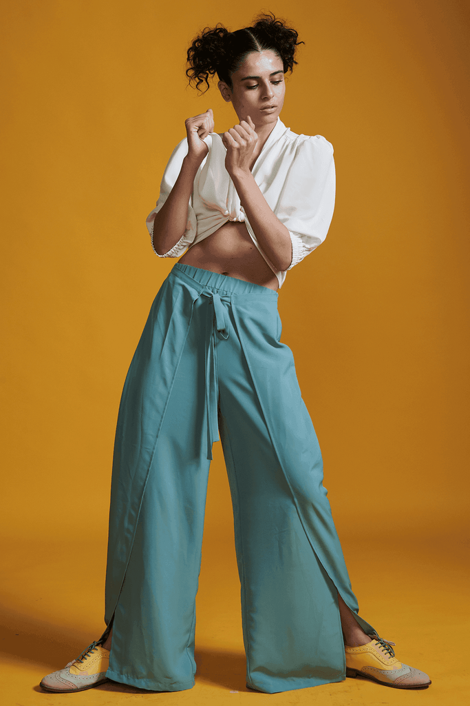 WRAP PANT - dash and dot dash and dot
