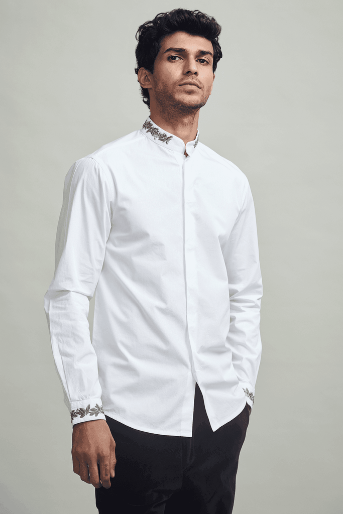 ZARDOZI SHIRT - dash and dot dash and dot